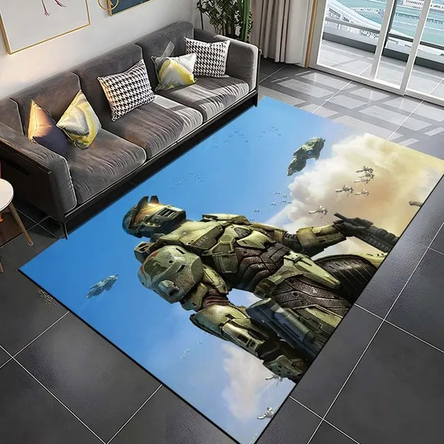 HaloInfiniteGraphicCarpetLivingRoomBedroomSofaRugDoorMatKitchenBathroom 2