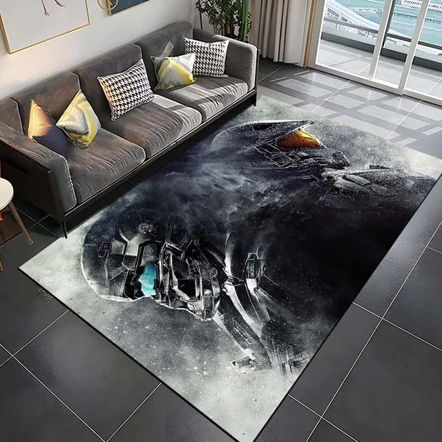 HaloInfiniteGraphicCarpetLivingRoomBedroomSofaRugDoorMatKitchenBathroom 5