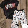 Happy Halloween Horror Movies Characters Pajamas Set