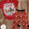 Harry Potter Id Rather Stay With Gryffindor This Christmas Pajamas Set