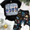 Harry Potter In Snowy Towers Wisdom Flowers Ravenclaws Christmas Has Magical Powers Pajamas Set