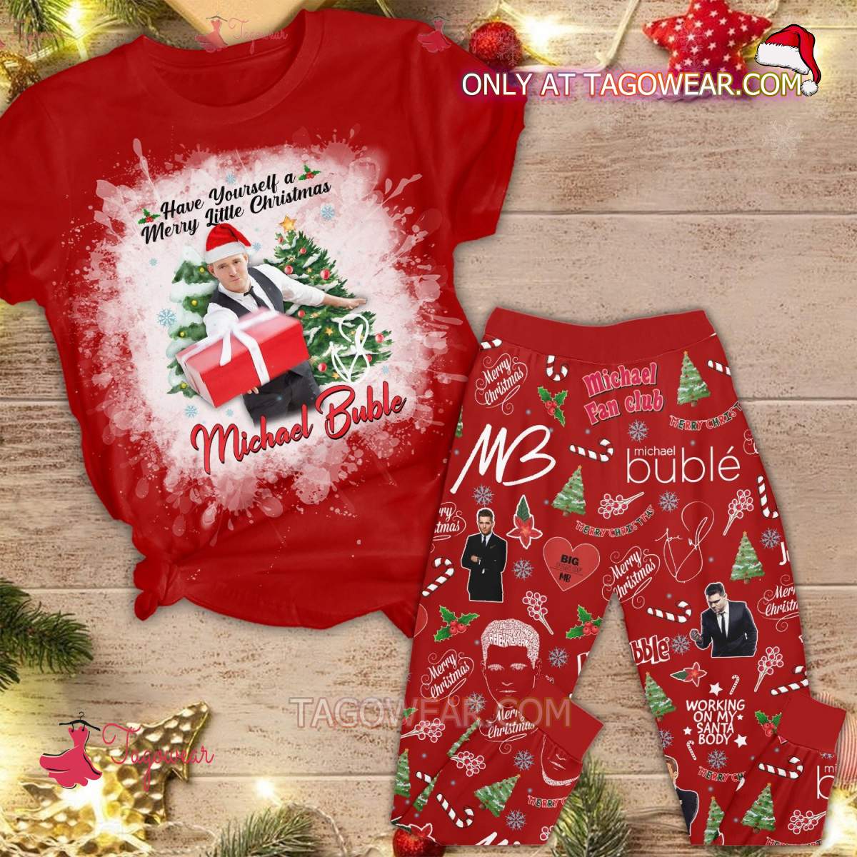 Have Yourself A Merry Little Christmas Michael Buble Family Pajamas Set