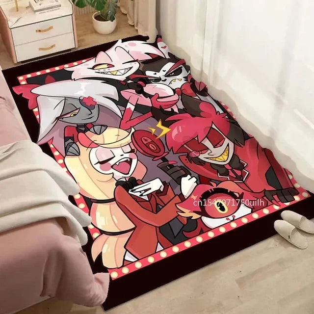 HazbinHotelCarpetLivingRoomBedroomSofaRugDoorMat 4