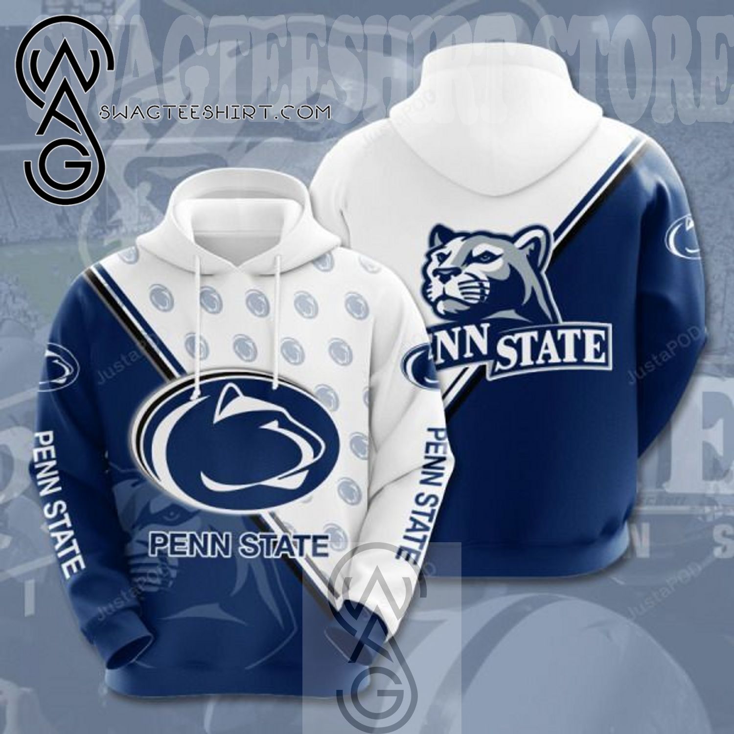 High Quality Ncaa Penn State Nittany Lions Full Printing 3D 0