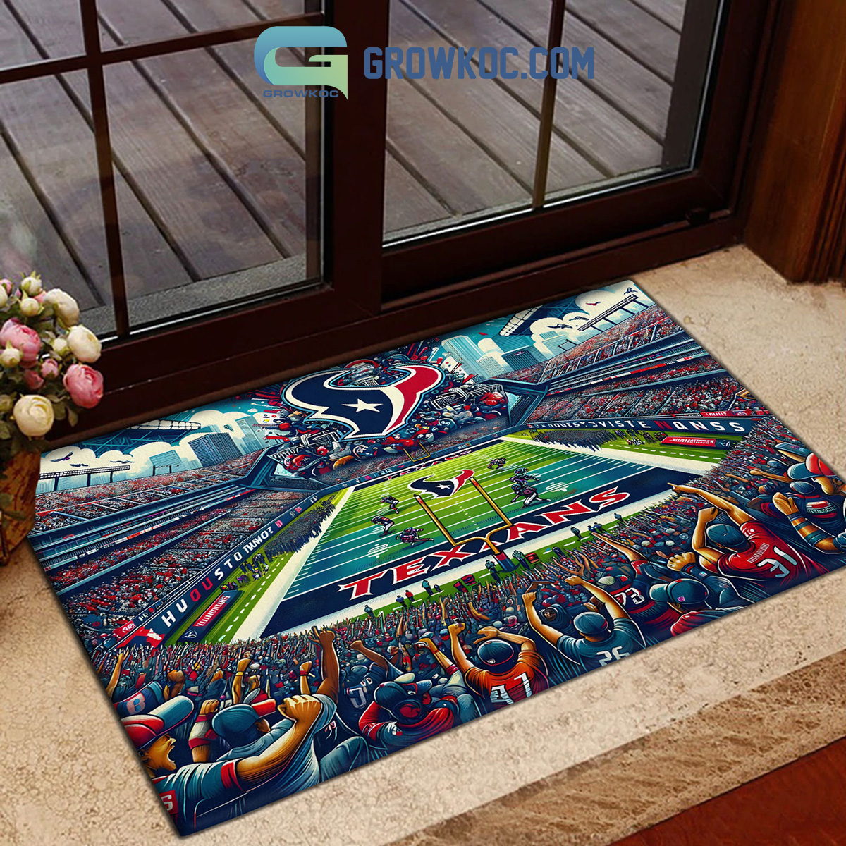 Houston Texans NRG Stadium Football Stadium Doormat2B1 tbP6T