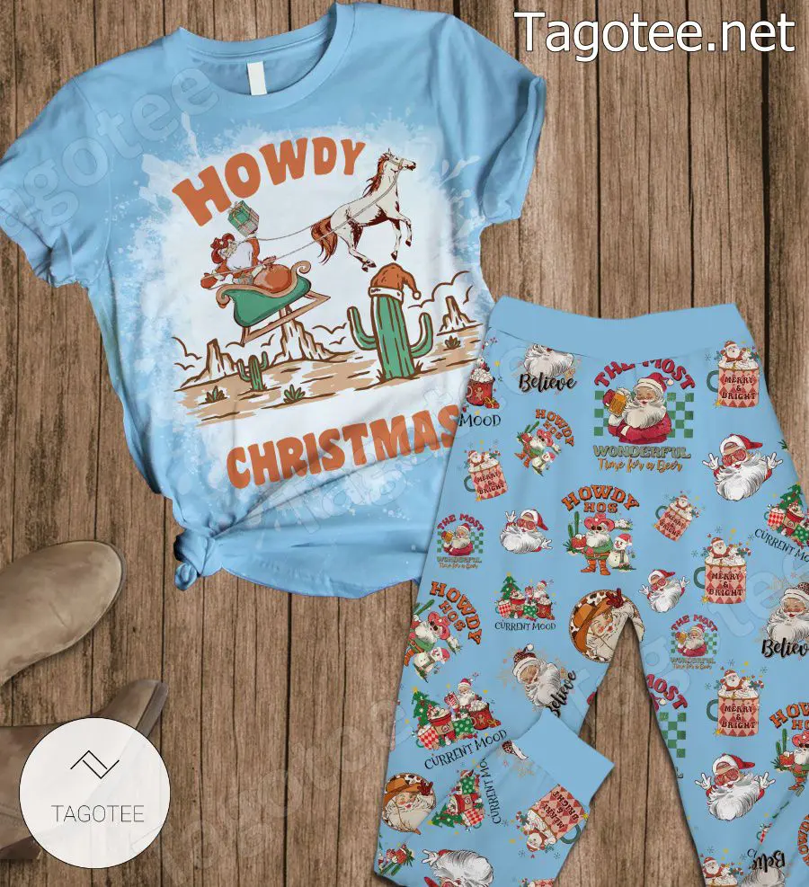 Howdy Christmas Pajamas Set