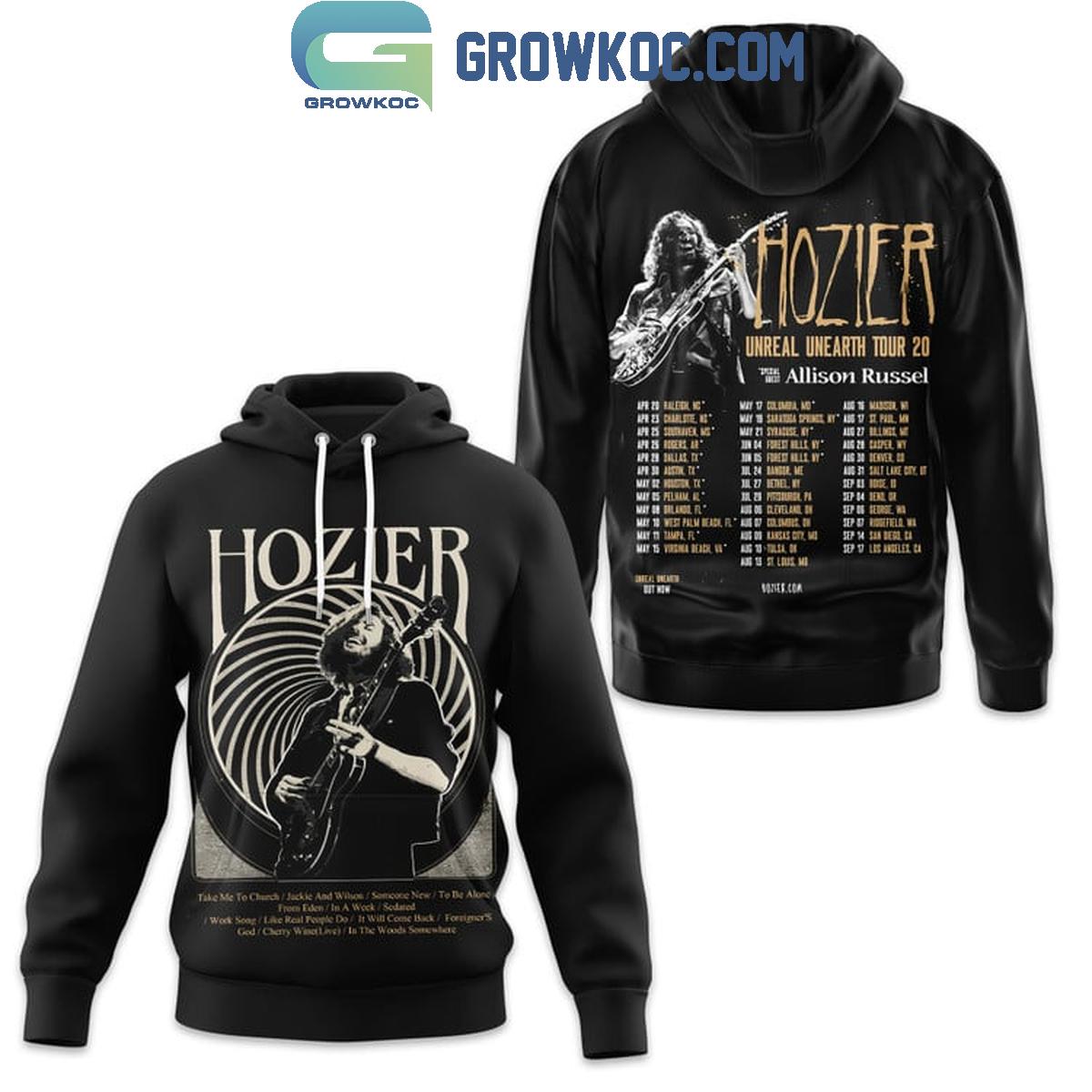 Hozier Unreal Unearth Tour 2024 Tracklist And Schedule Hoodie T Shirt 1 9UZ8N