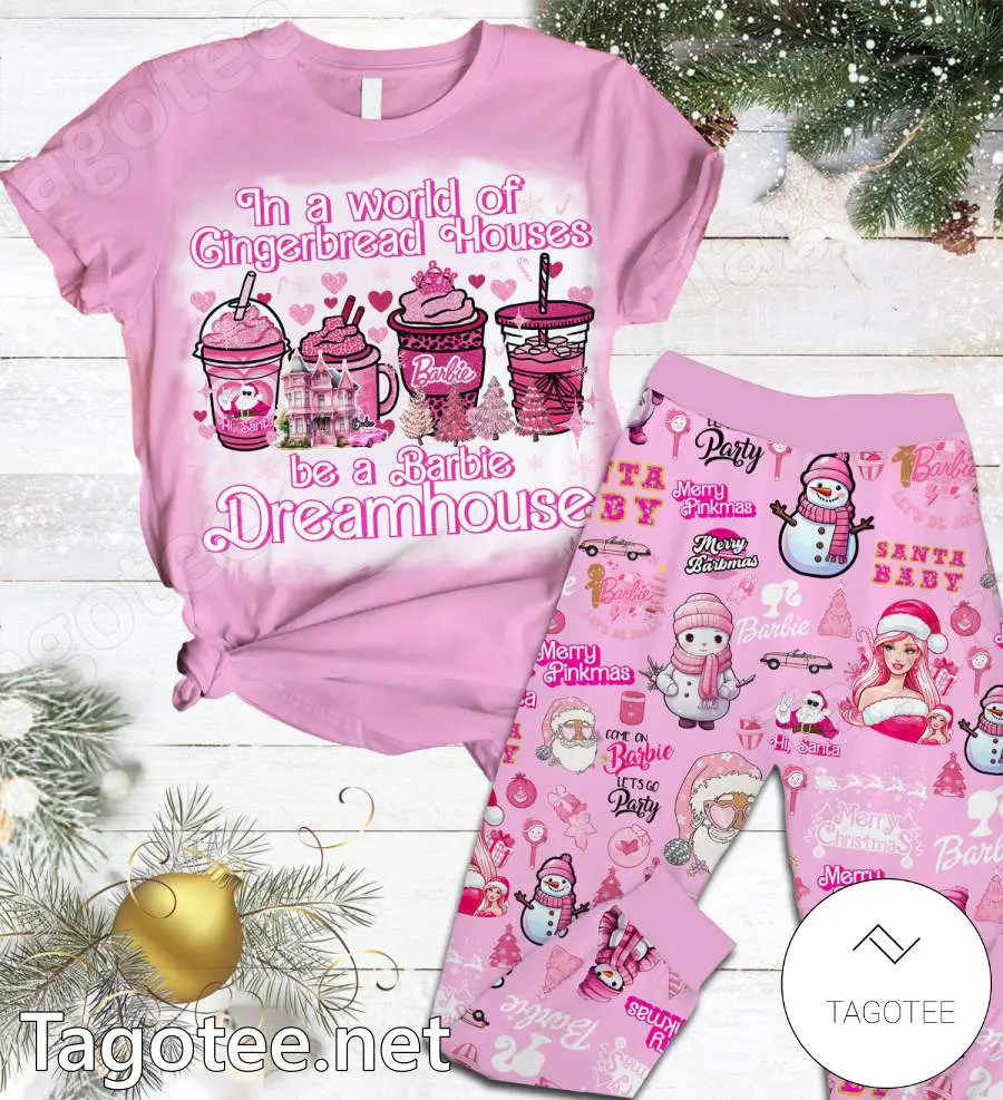 In A World Of Gingerbread Houses Be A Barbie Dreamhouse Pajamas Set