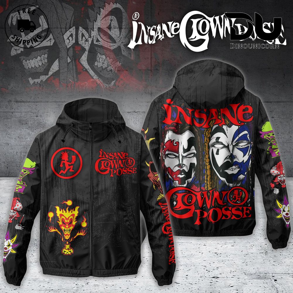 Insane Clown Posse Windbreaker Outdoor Jacket 1