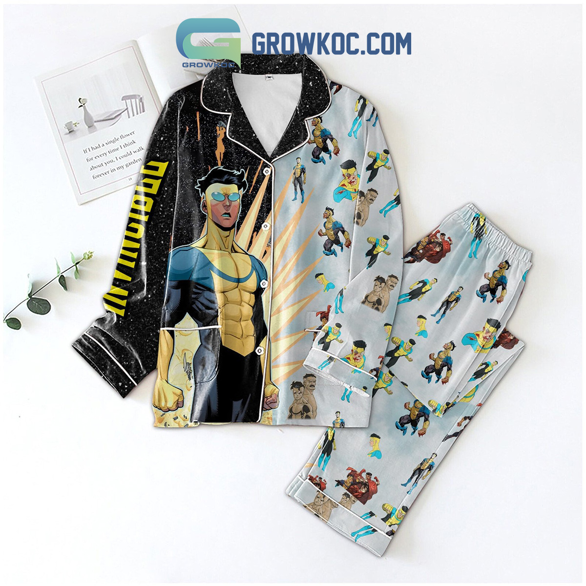 Invincible Super Hero Pajamas Set2B1 e5HcN