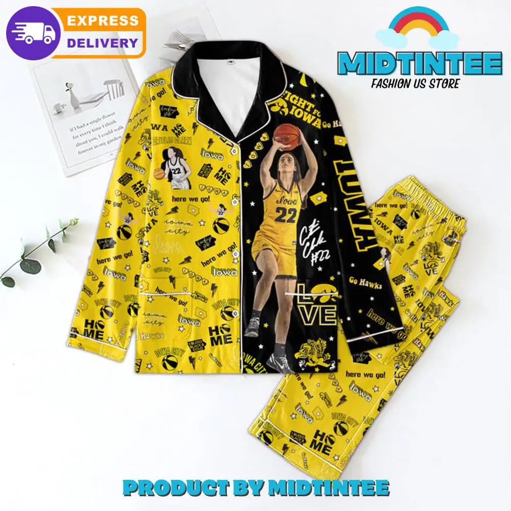 Iowa Hawkeyes Caitlin Clark Pajamas Set 1