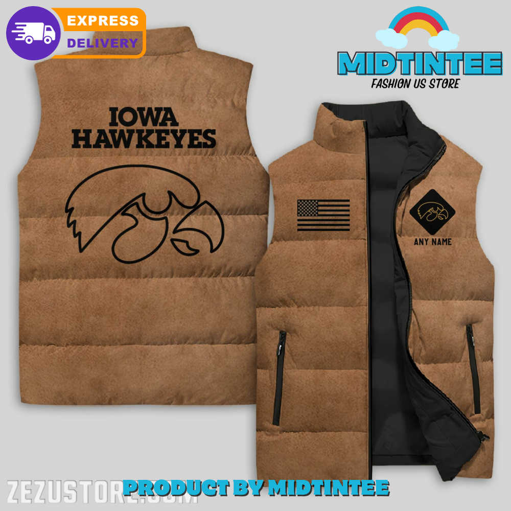 Iowa Hawkeyes NCAA Sleeveless Jacket 1 CcDVi