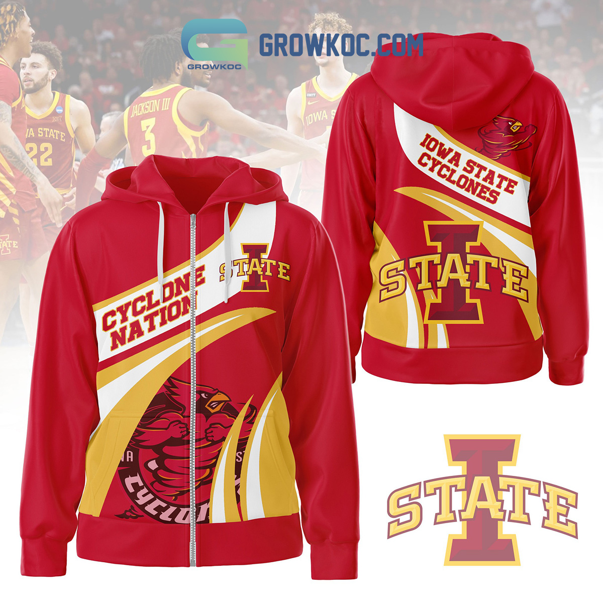 Iowa State Cyclone Nation Fan Hoodie Shirts2B1 SRJ8B