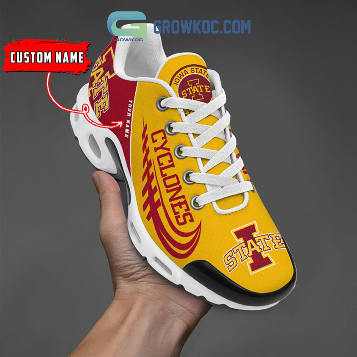 Iowa State Cyclones Personalized TN Shoes2B1 QjF61