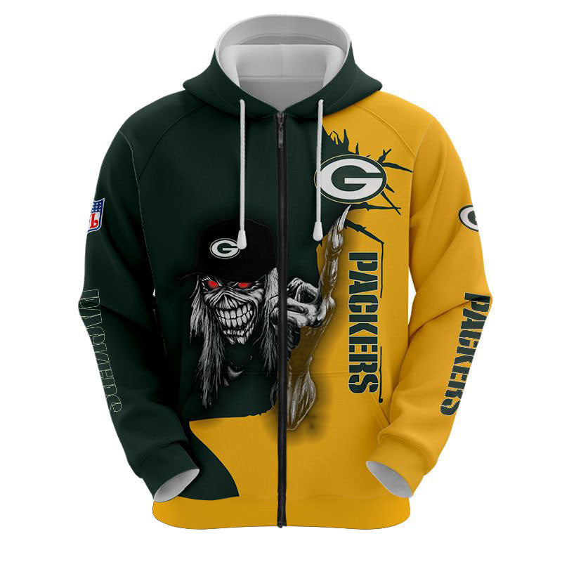 IronMaidenGreenBayPackersZipUpHoodiesPulloverHoodies 1000x