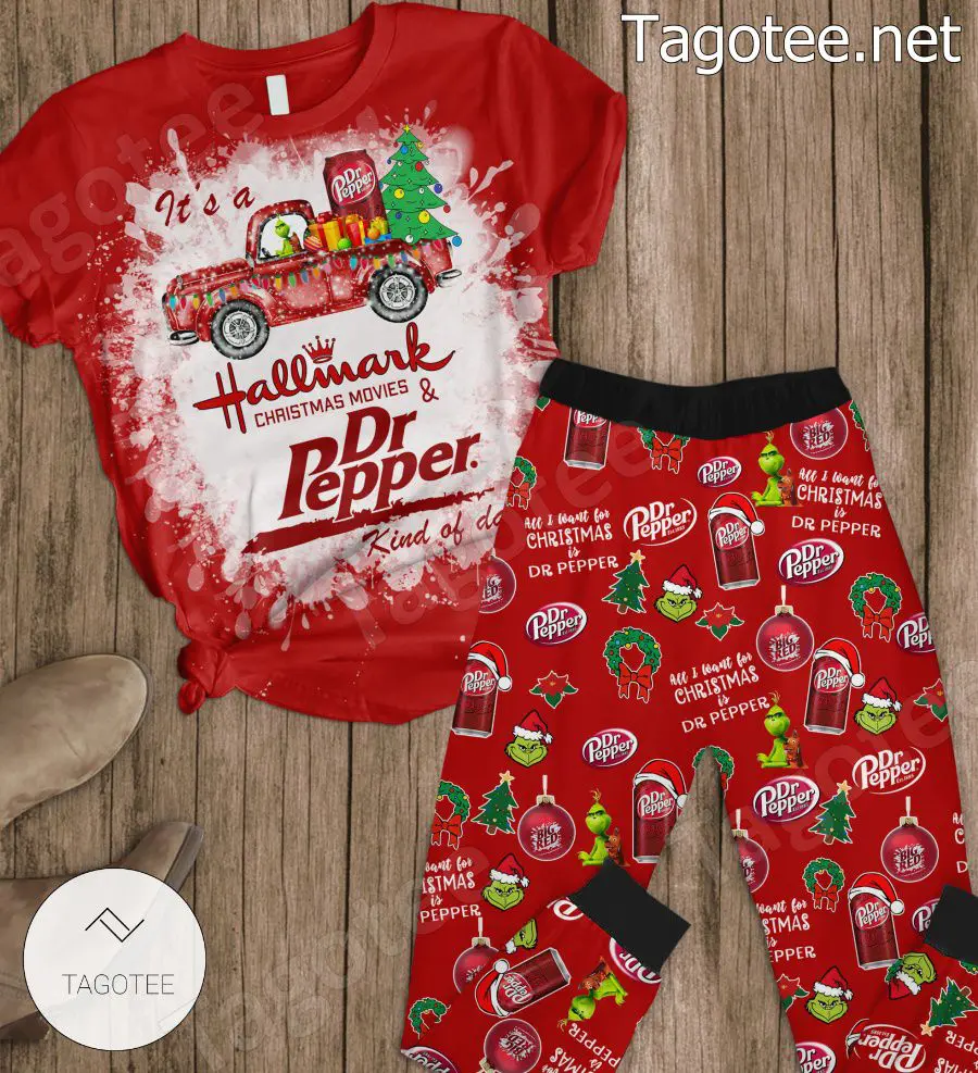 Its A Hallmark Christmas Movies And Dr Pepper Kind Of Day Pajamas Set