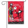 Jack and Sally Eternal Love Nightmare Before Christmas Garden Disney Flag