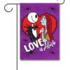 Jack and Sally Heart Nightmare Before Christmas Valentines Day Garden Disney Flag