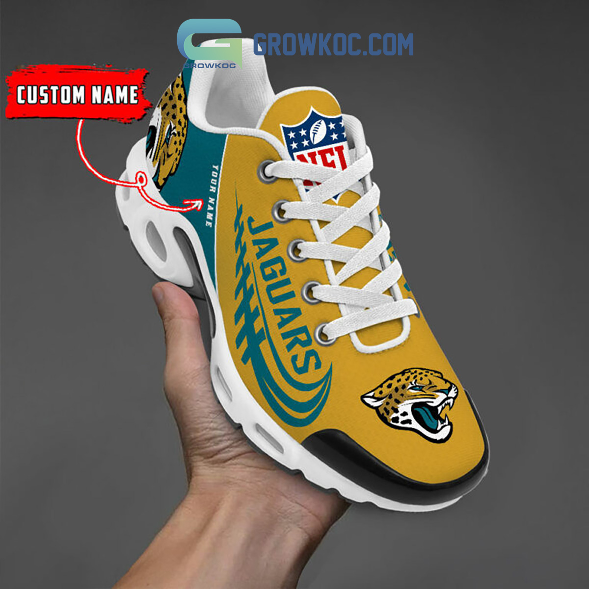 Jacksonville Jaguars Personalized TN Shoes2B1 JZqn4