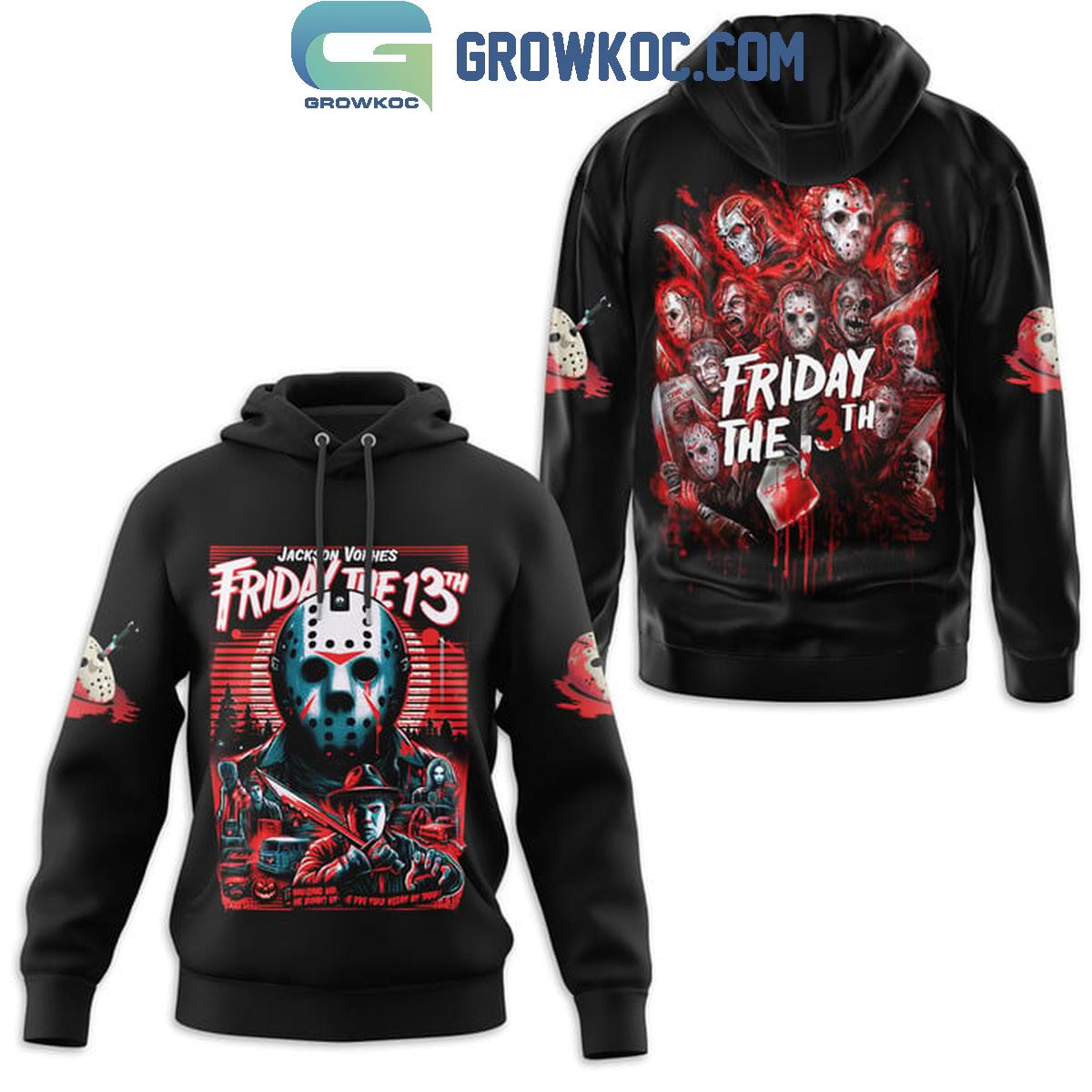 Jaskson Voorhees Friday The 13th Hoodie T Shirt 1 IsyiK