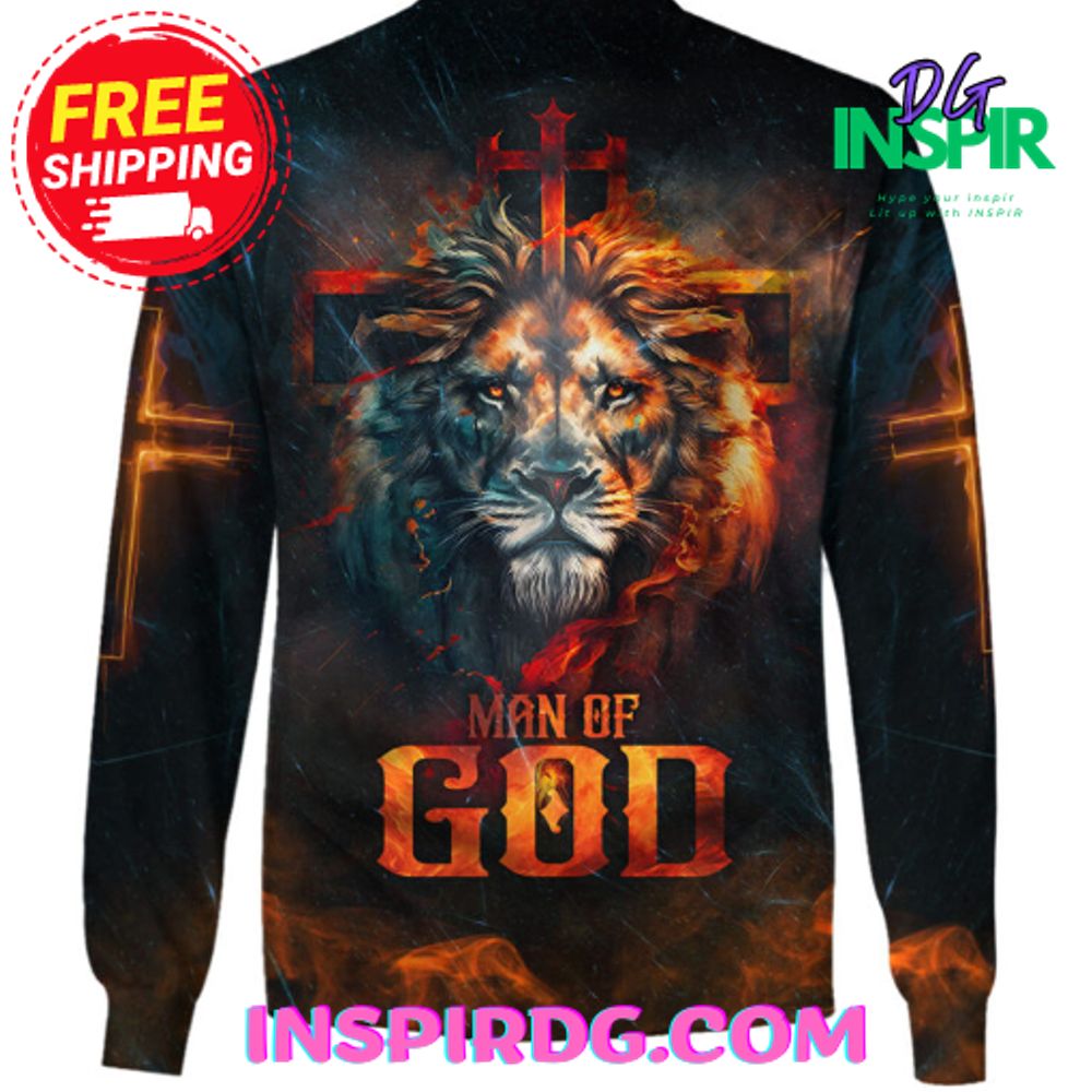 Jesus Man Of God Sweatshirt 2