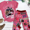 Just A Woman Wants To Marry Backstreet Boys Fleece Pajamas Set Pink Version2B1 54VZj