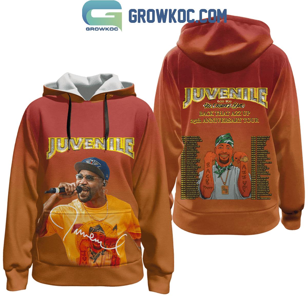 Juvenile Back That Azz Up 25th Anniversary Tour 2024 Hoodie T Shirt 1 TjTTD