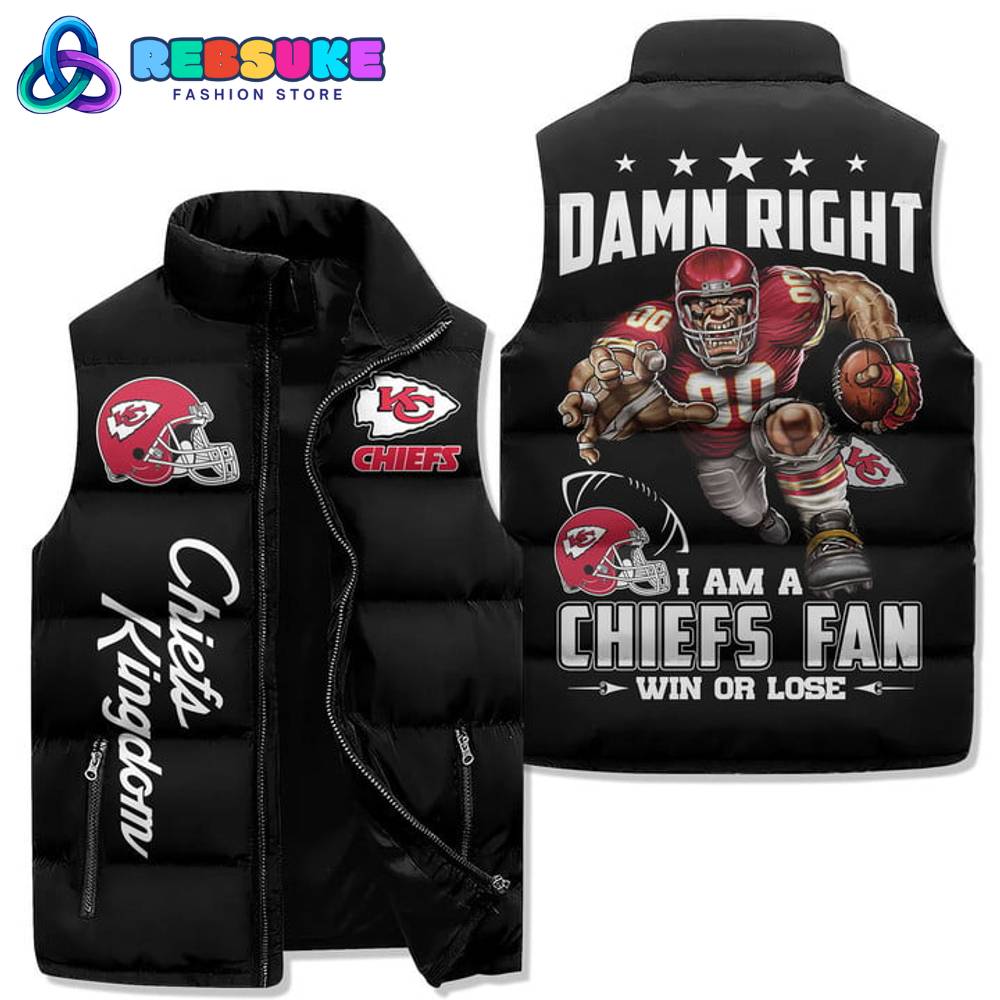 Kansas City Chiefs Damn Right Cotton Vest 1