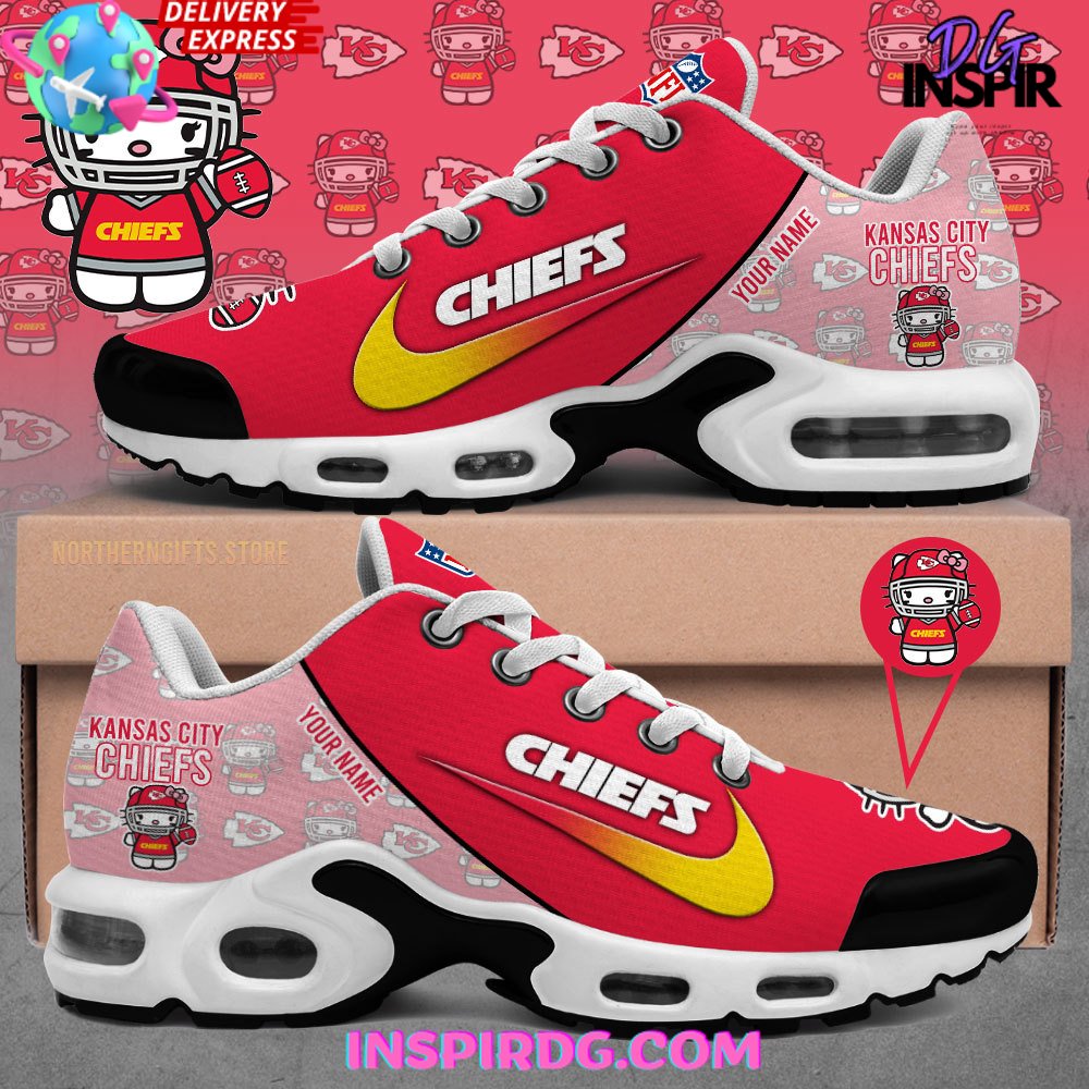 Kansas City Chiefs x Hello Kitty Nike Air Max Plus Shoes 1