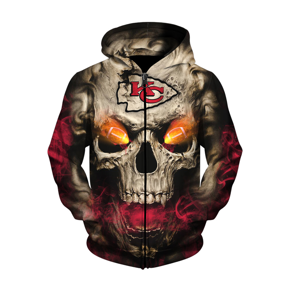 Kansas City Chiefs Hoodie Eye Rugby Ball Skull Hoodies 3 1000x