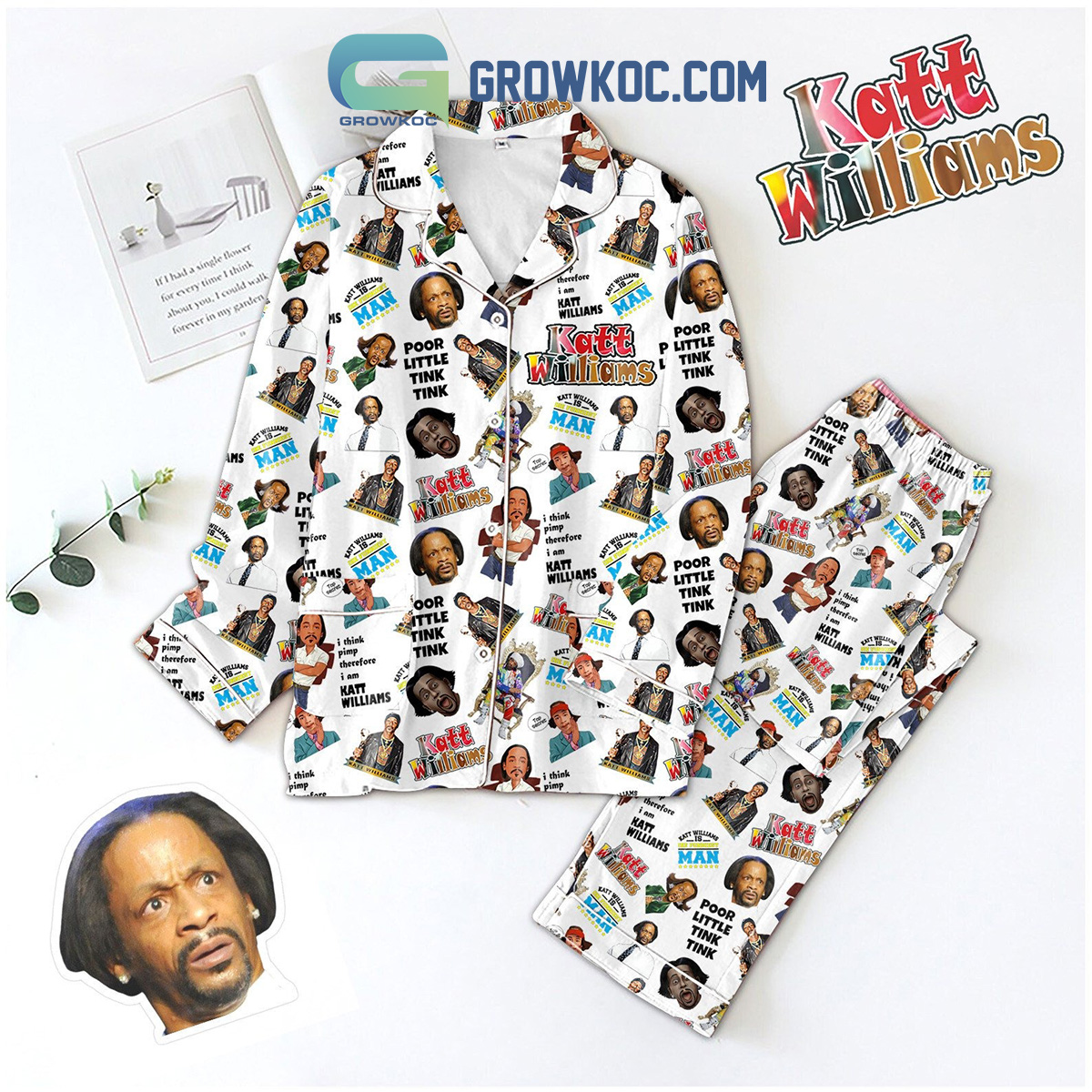 Katt Williams Poor Little Tink Tink Polyester Pajamas Set2B1 FO2Jb