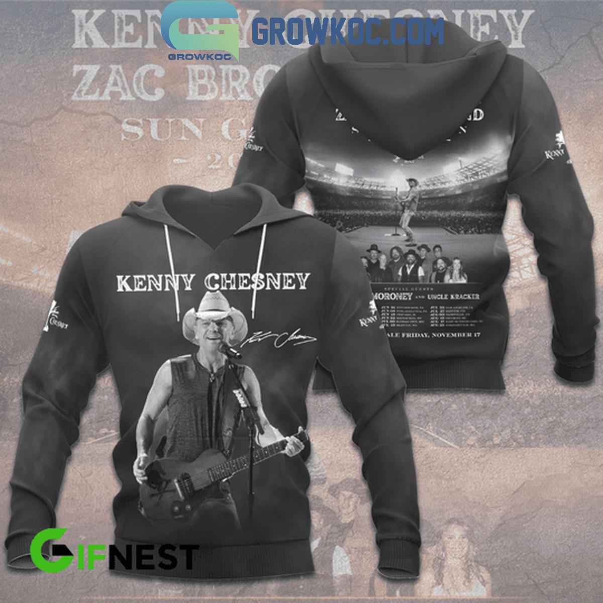 Kenny Chesney Zac Brown Band Sun Goes Down 2024 Tour Hoodie Shirts 1 vksUn