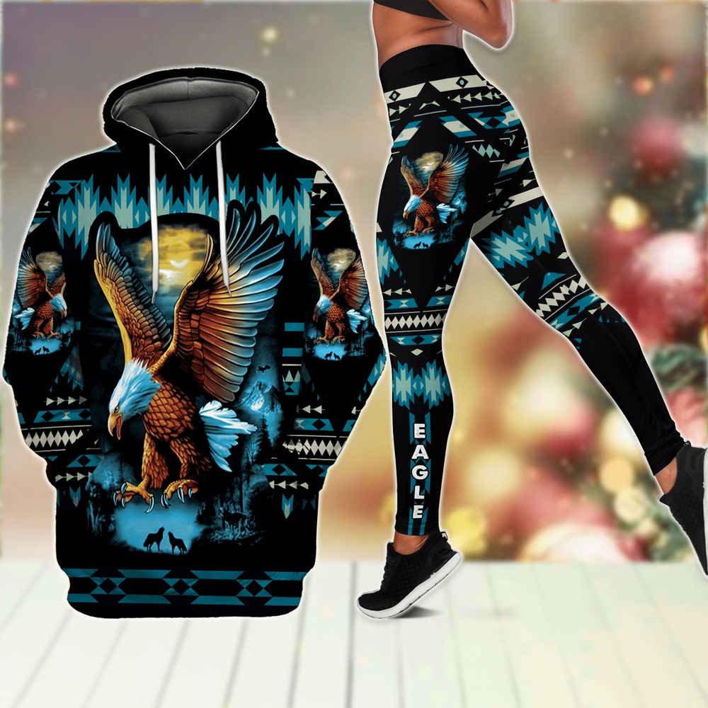 King Of The Sky Native American Hoodie Leggings Set Native American Hoodies Native American Leggings 1 qmyh6c