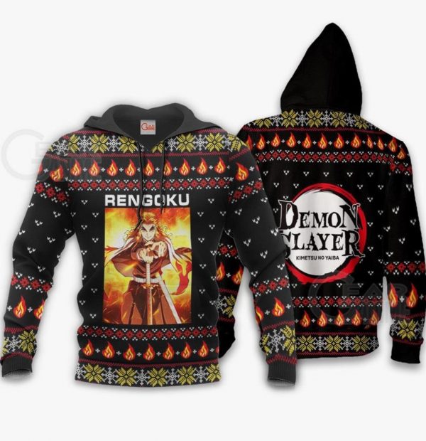 Kyojuro2BRengoku2BDemon2BSlayer2BAnime2BXmas2BGift2BHoodie2B3D Classic2BT Shirt Sweetdreamfly2BC490EN WOJHO 600x620 1