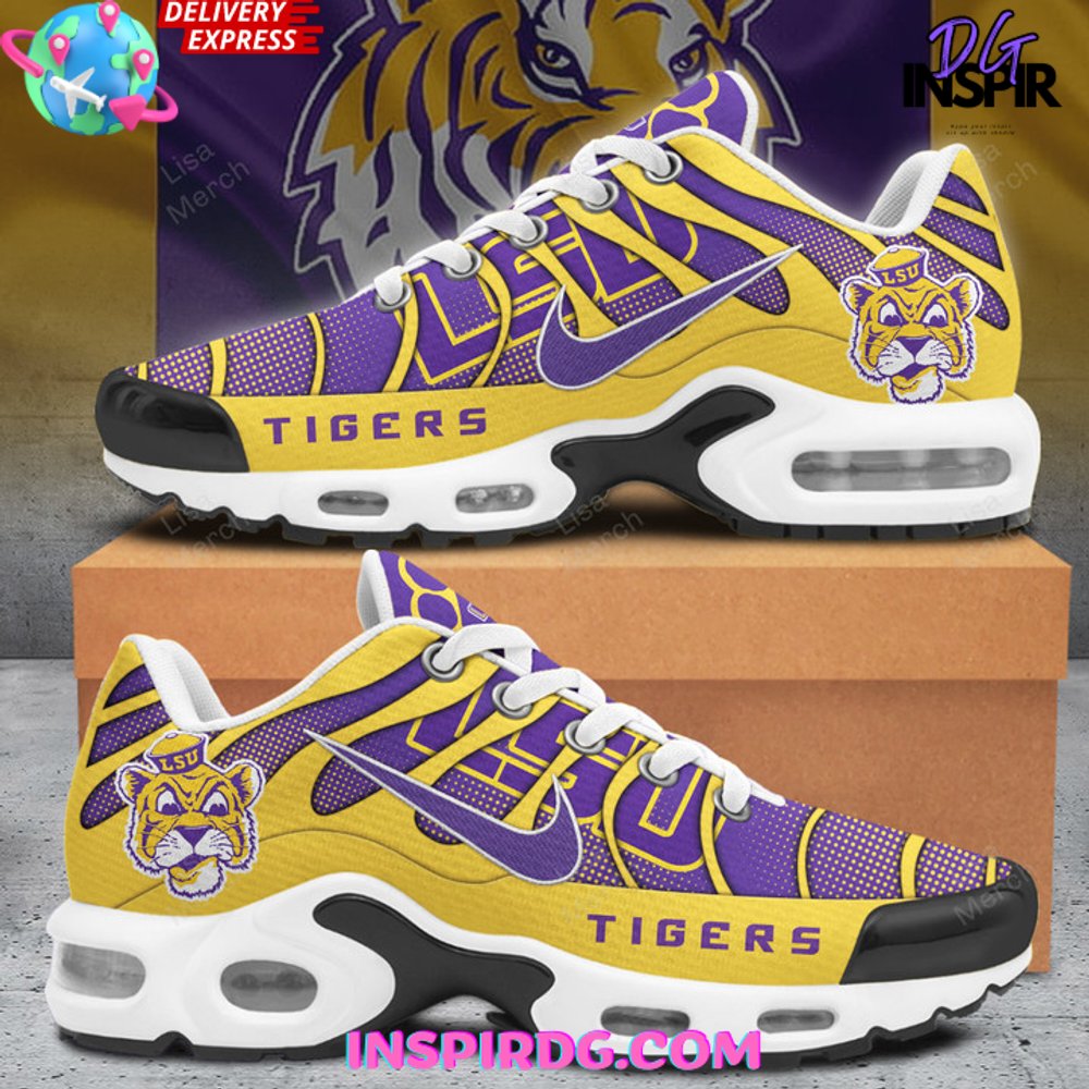 LSU Tiger Limited Edition Air Max Plus Shoes 1