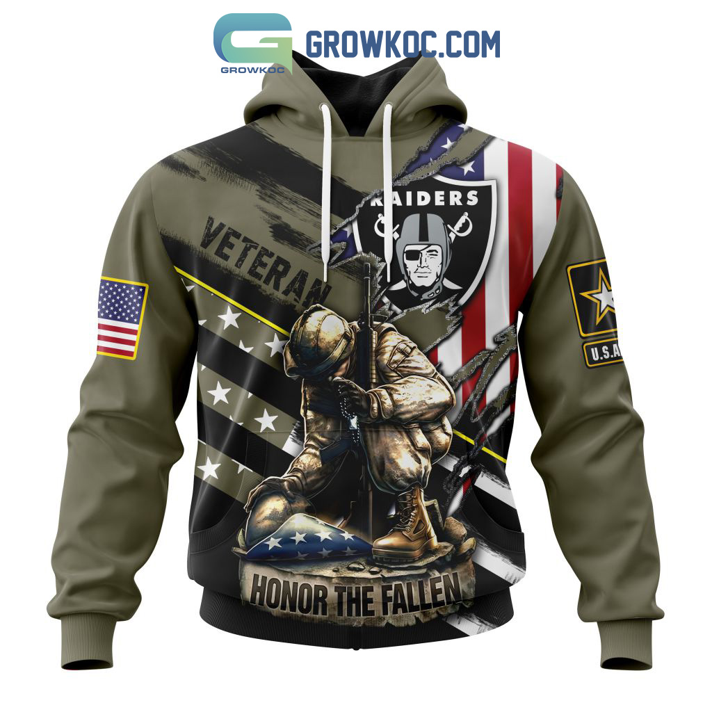 Las Vegas Raiders NFL Veterans Honor The Fallen Personalized Hoodie T Shirt2B1 1HYq4