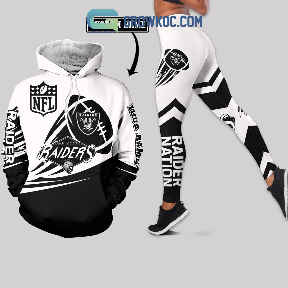 Las Vegas Raiders Nation Damn Right Raiders Fan Personalized Hoodie Leggings Set2B1 YjeiG