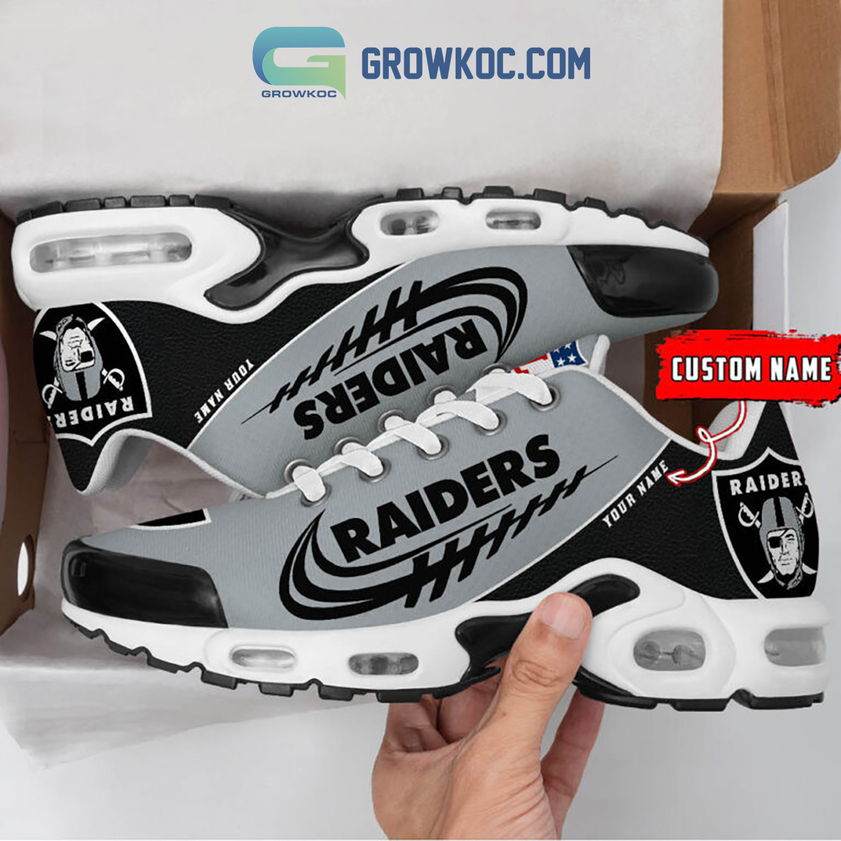 Las Vegas Raiders Personalized TN Shoes2B1 7RHIX