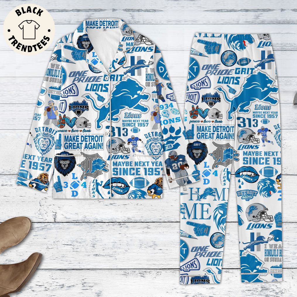 Lions Maybe Next Year Since 1957 Mascot Design Pijamas Set 112ca0 0