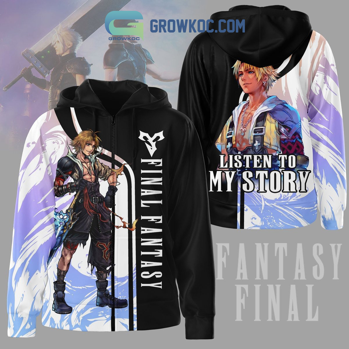 Listen To My Story Fantasy Final Hoodie Shirts2B1 SA0vb