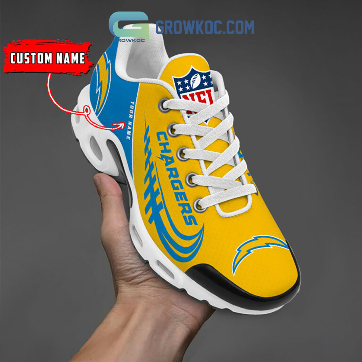 Los Angeles Chargers Personalized TN Shoes2B1 BsdL1