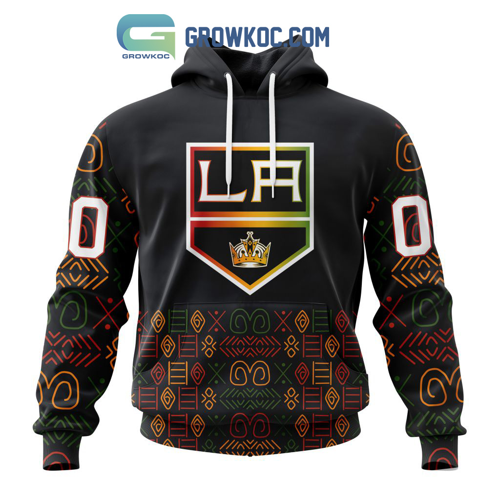 Los Angeles Kings Black History Month Personalized Hoodie Shirts2B1 piV2d