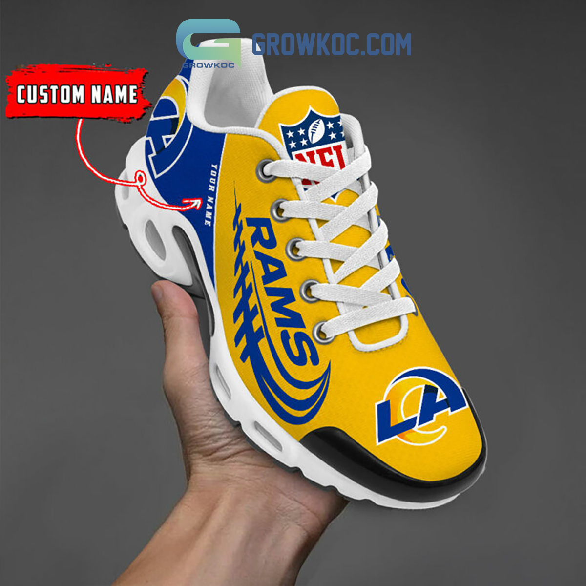 Los Angeles Rams Personalized TN Shoes2B1 HWKoI