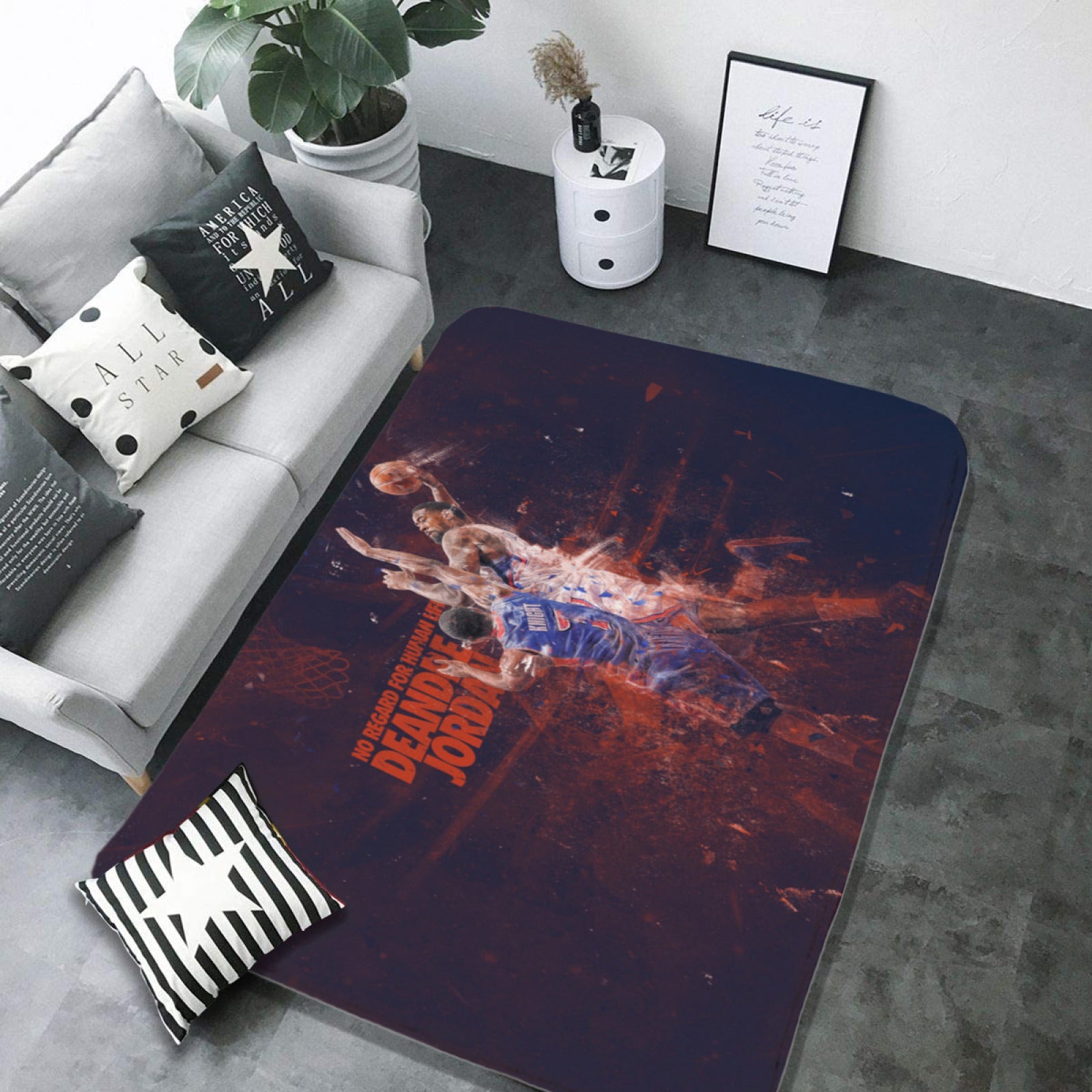 Los Angeles Basketball Clippers Carpet Living Room Bedroom Mats Kitchen Bathroom Rugs 2 e7ee5f09 465f 40a6 adf1 3e4508b87245