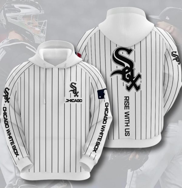 MLB2BChicago2BWhite2BSox2Bstripe2Bline2Bwhite2B3D2BHoodie Classic2BT Shirt Sweetdreamfly2BC490EN zC7vC 600x620 1