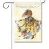 MLB3225 Marjolein Bastin Vera the Mouse Easter Garden Flag