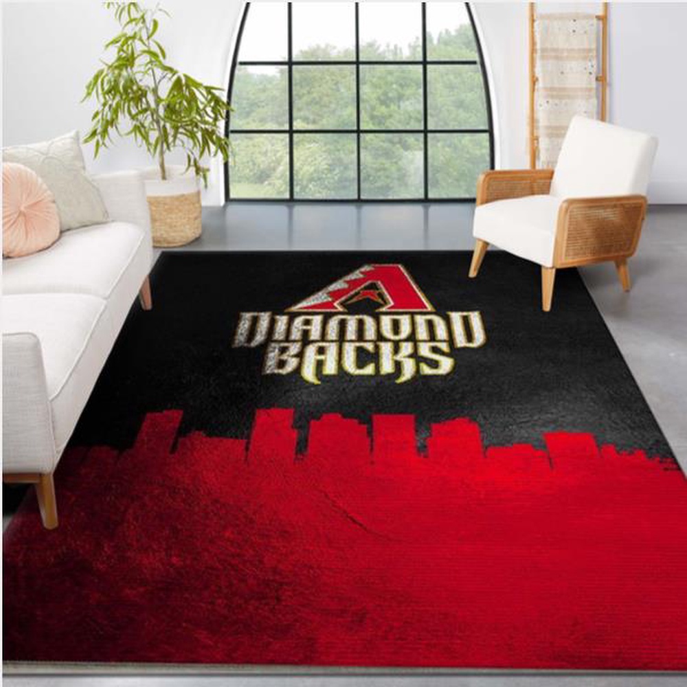MLB Arizona Diamondbacks Area Rug Living Room Rug Christmas Gift Us Decor 1 i7gpps