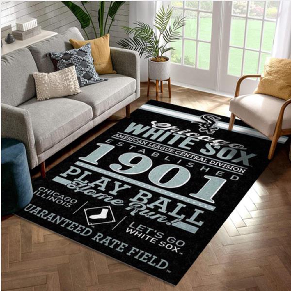 MLB Chicago White Sox Area Rug Rug US Gift Decor 1 udsf1a
