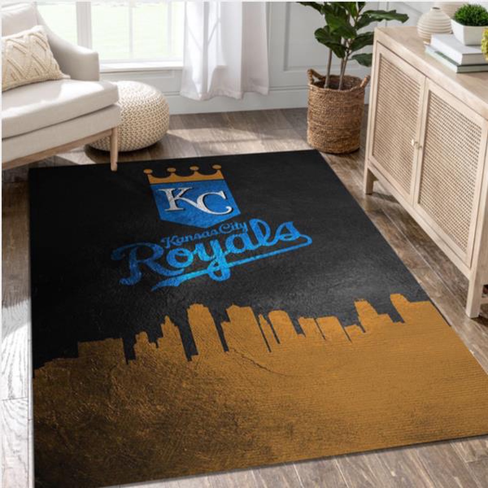 MLB Kansas City Royals Skyline Area Rug Living Room Rug Christmas Gift US Decor 1 dcbgli