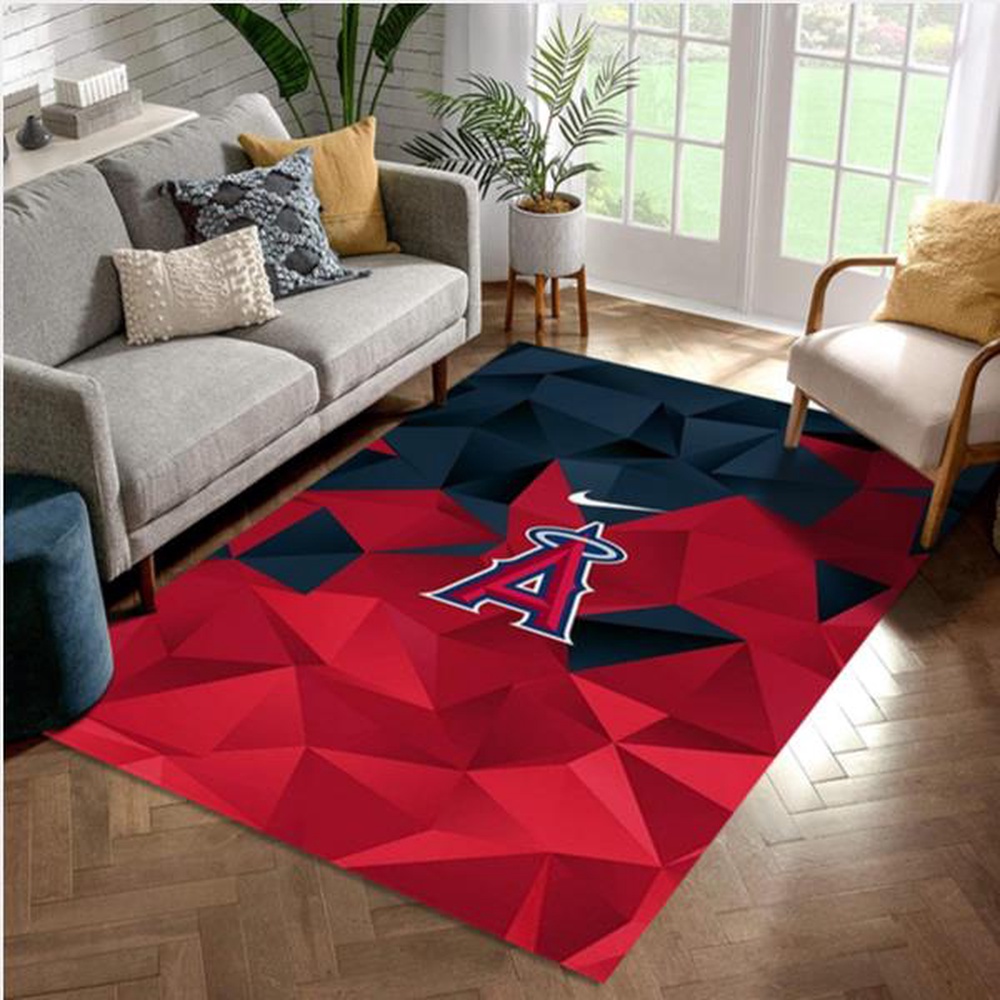 MLB Los Angeles Angels Rug Bedroom Rug Home Decor Floor Decor 1 bcaa14